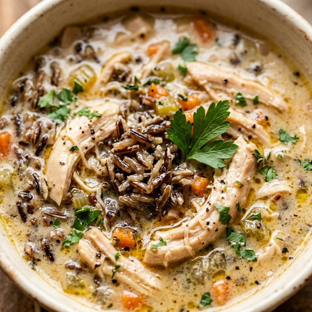Creamy Chicken and Wild Rice Soup