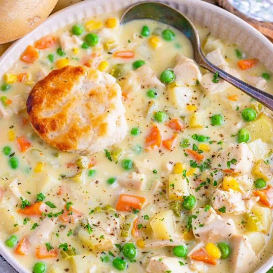 Creamy Chicken Pot Pie Soup