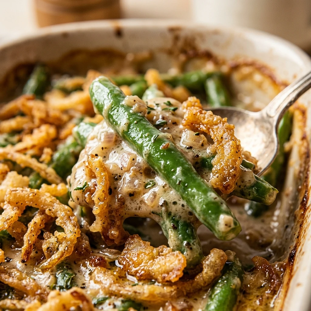 Creamy Green Bean Casserole from Scratch