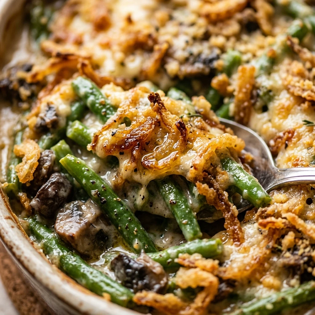 Creamy Green Bean Casserole from Scratch