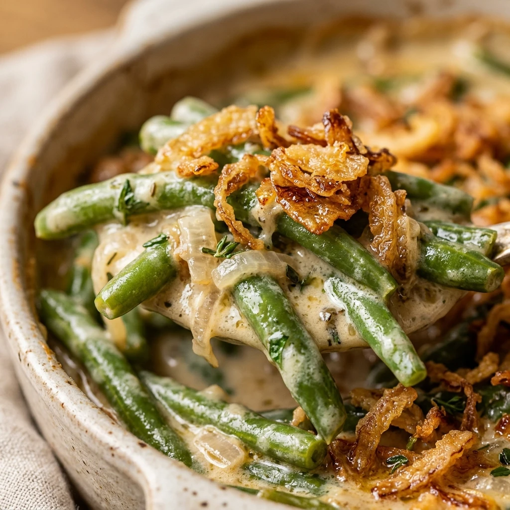 Creamy Green Bean Casserole From Scratch
