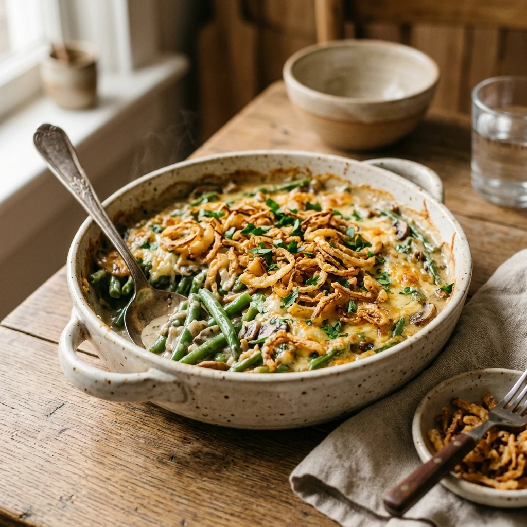 Creamy Green Bean Casserole From Scratch