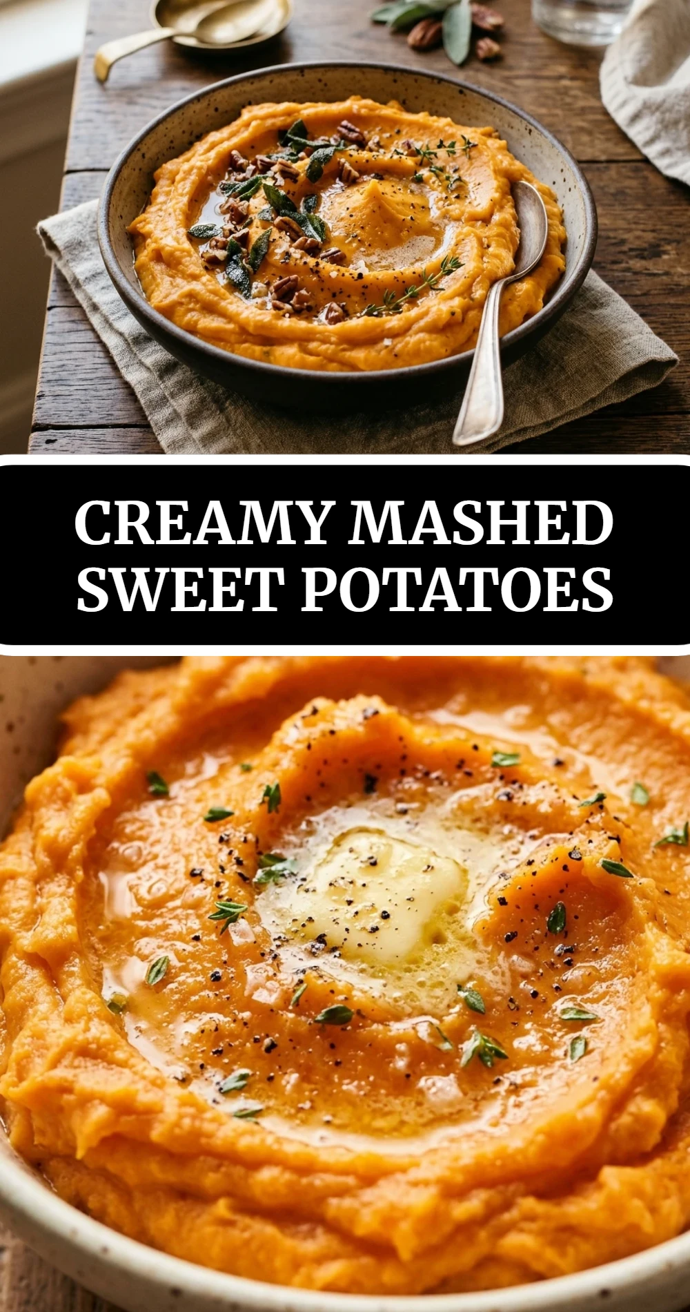 Creamy Mashed Sweet Potatoes