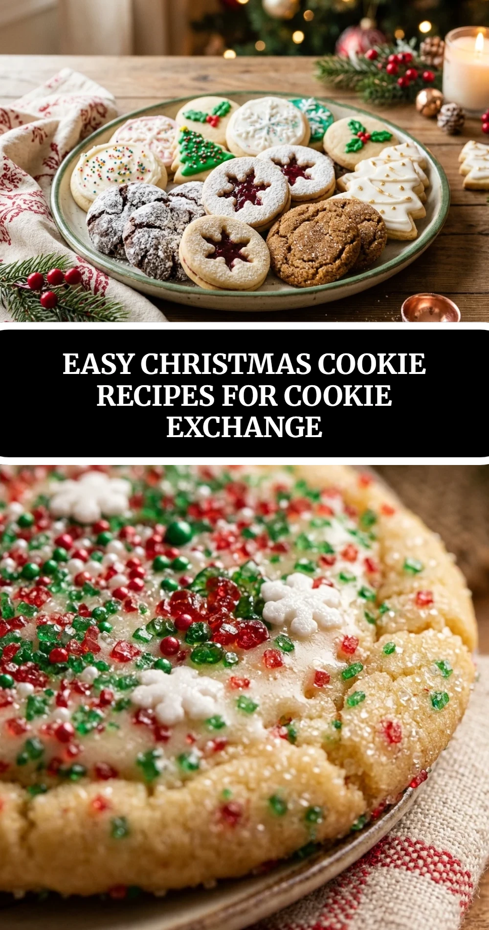 Easy Christmas Cookie Recipes for Cookie Exchange