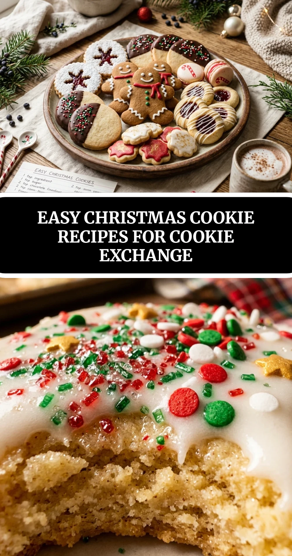 Easy Christmas Cookie Recipes for Cookie Exchange