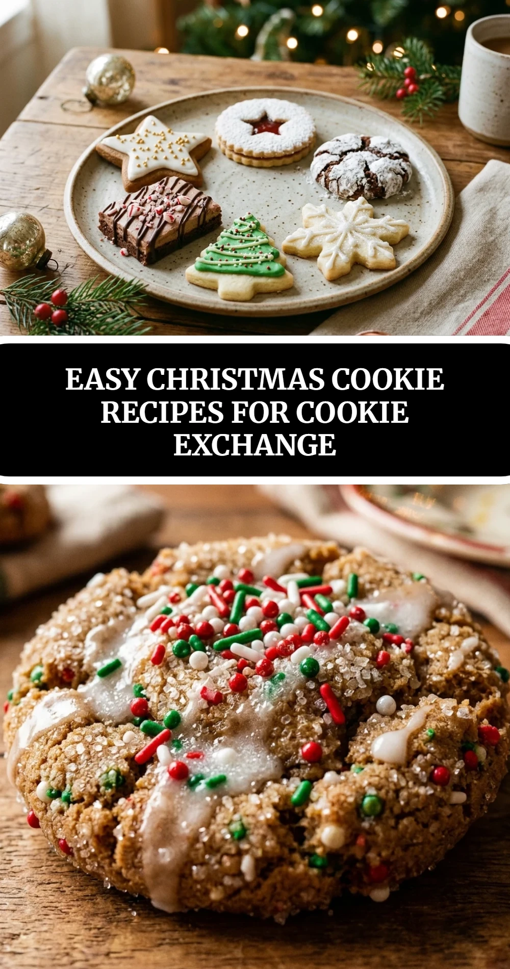 Easy Christmas Cookie Recipes for Cookie Exchange