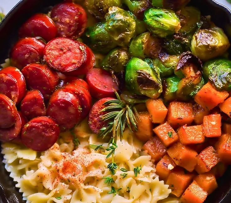 Easy Fall Sausage Pasta