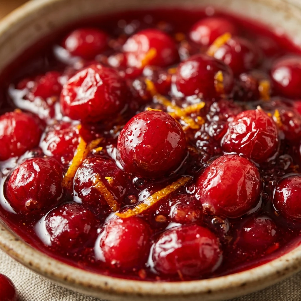 Easy Homemade Cranberry Sauce with Orange