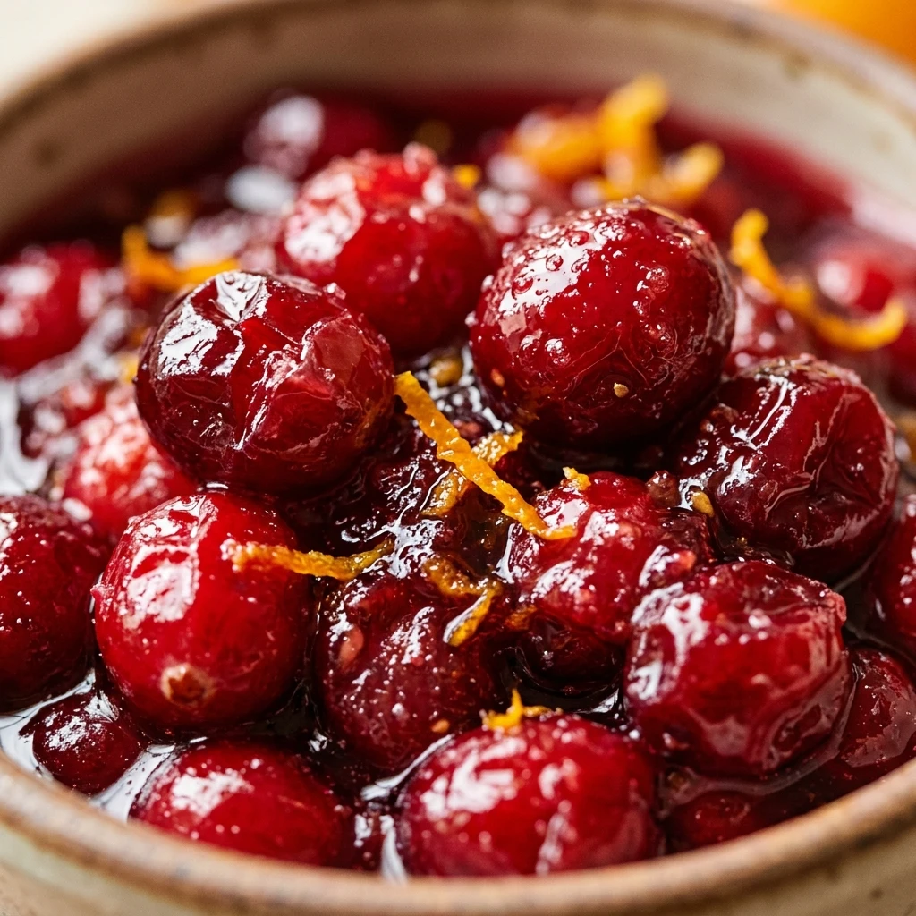 Easy Homemade Cranberry Sauce with Orange