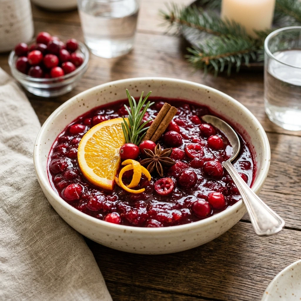 Easy Homemade Cranberry Sauce with Orange