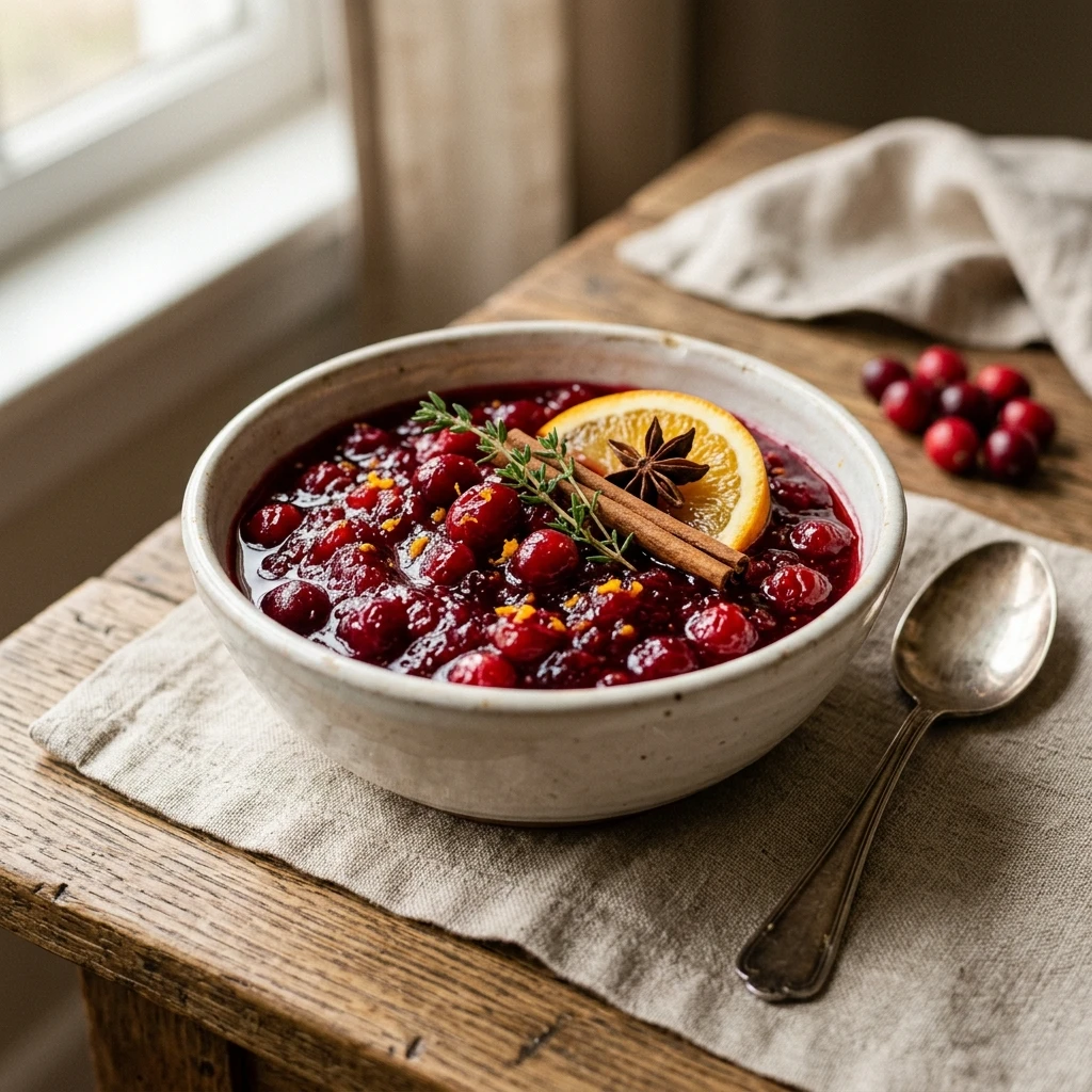 Easy Homemade Cranberry Sauce with Orange