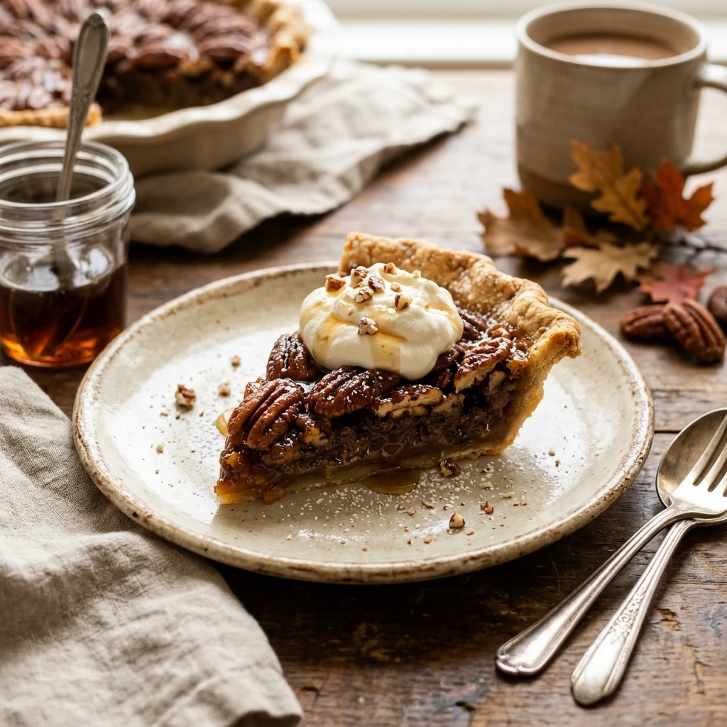 Easy Pecan Pie With Maple Syrup