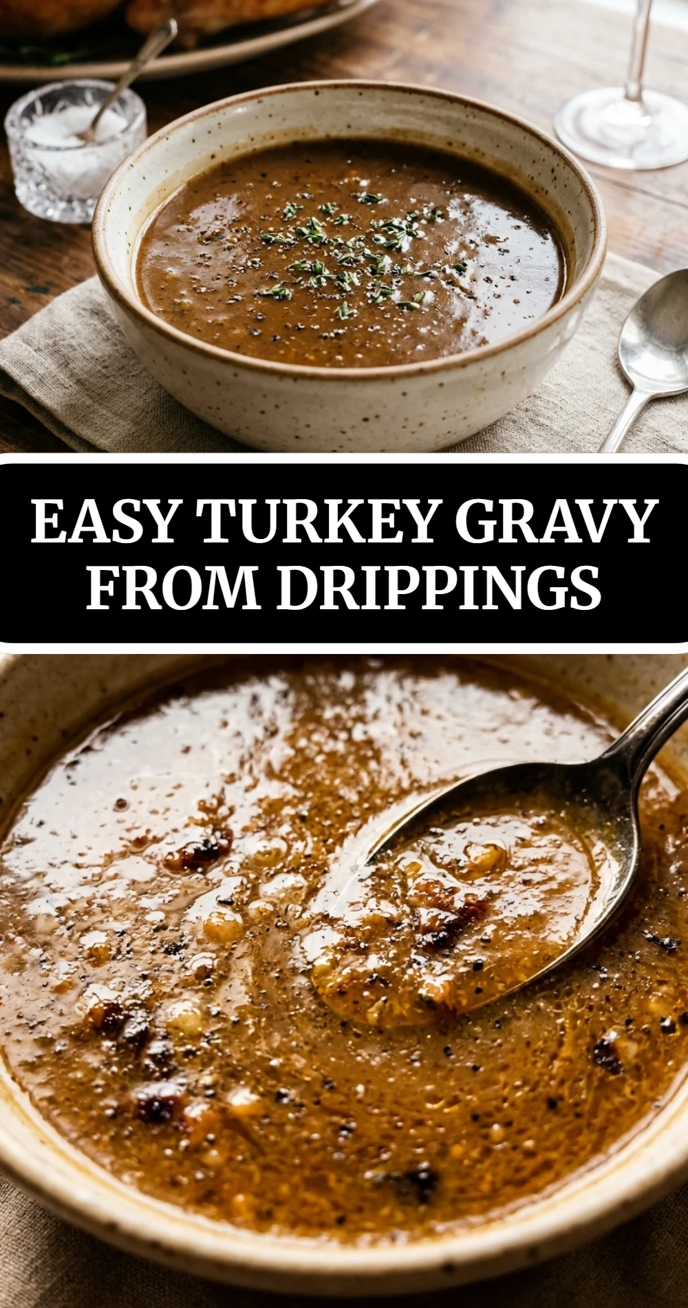Easy Turkey Gravy From Drippings