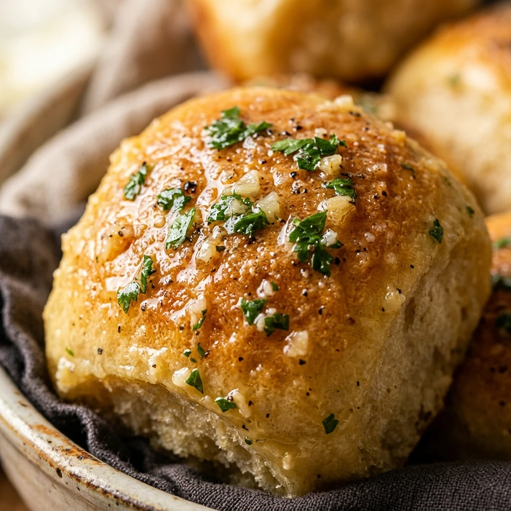 Garlic Butter Dinner Rolls