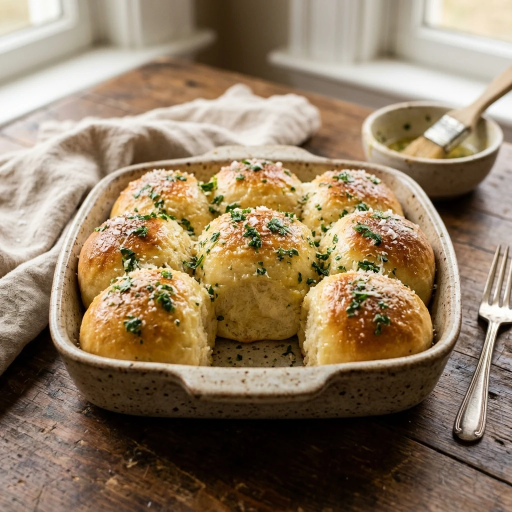 Garlic Butter Dinner Rolls