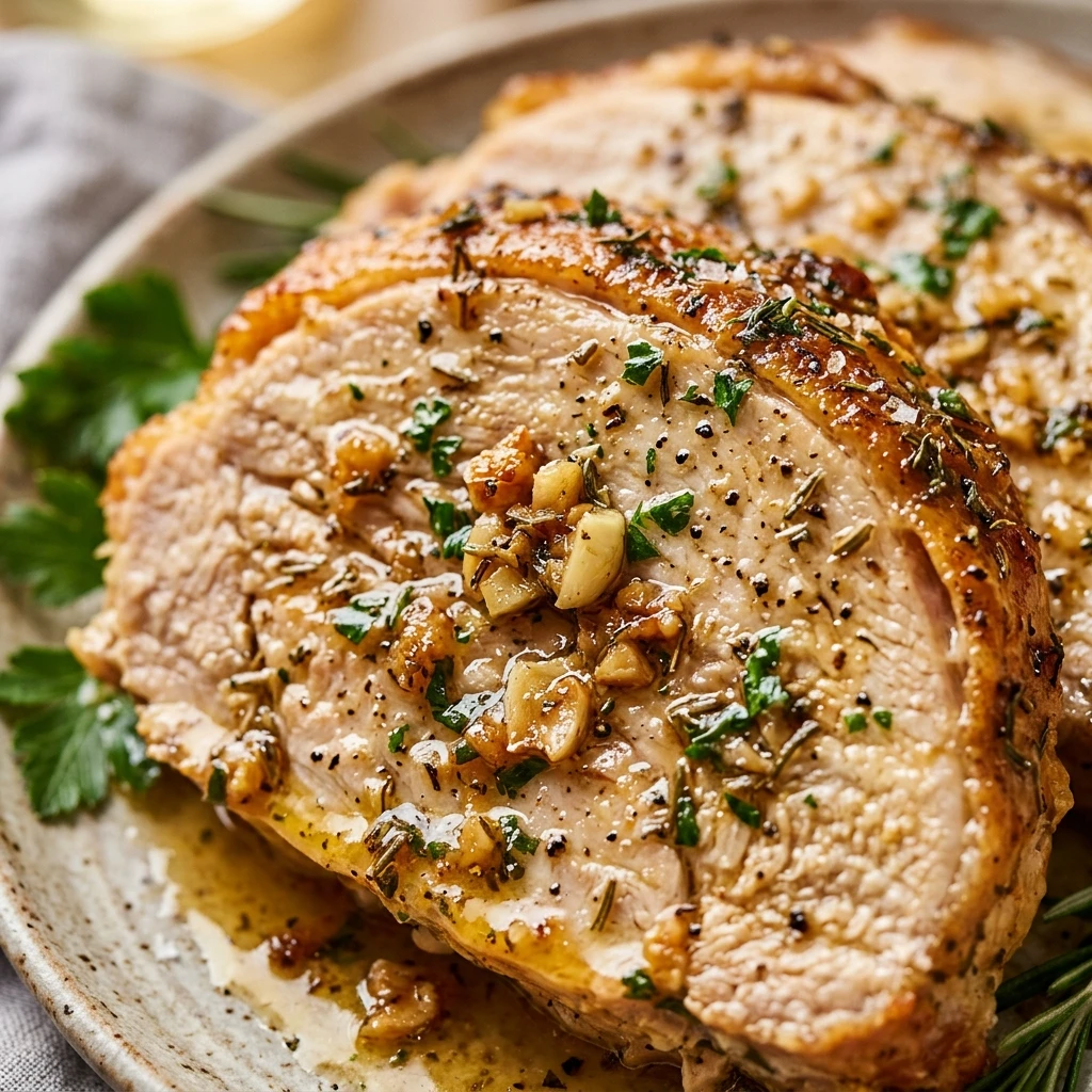 Garlic Butter Turkey Breast