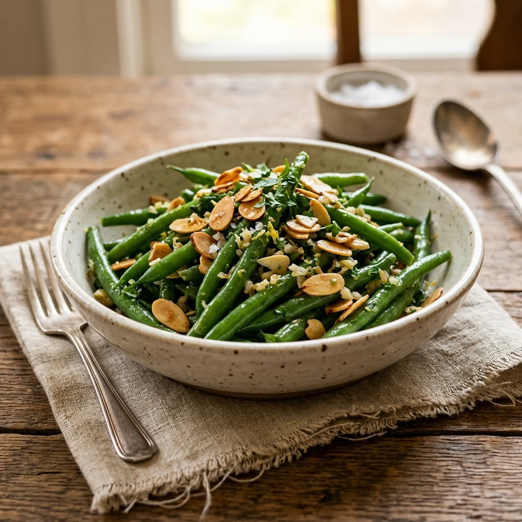 Green Beans Almondine