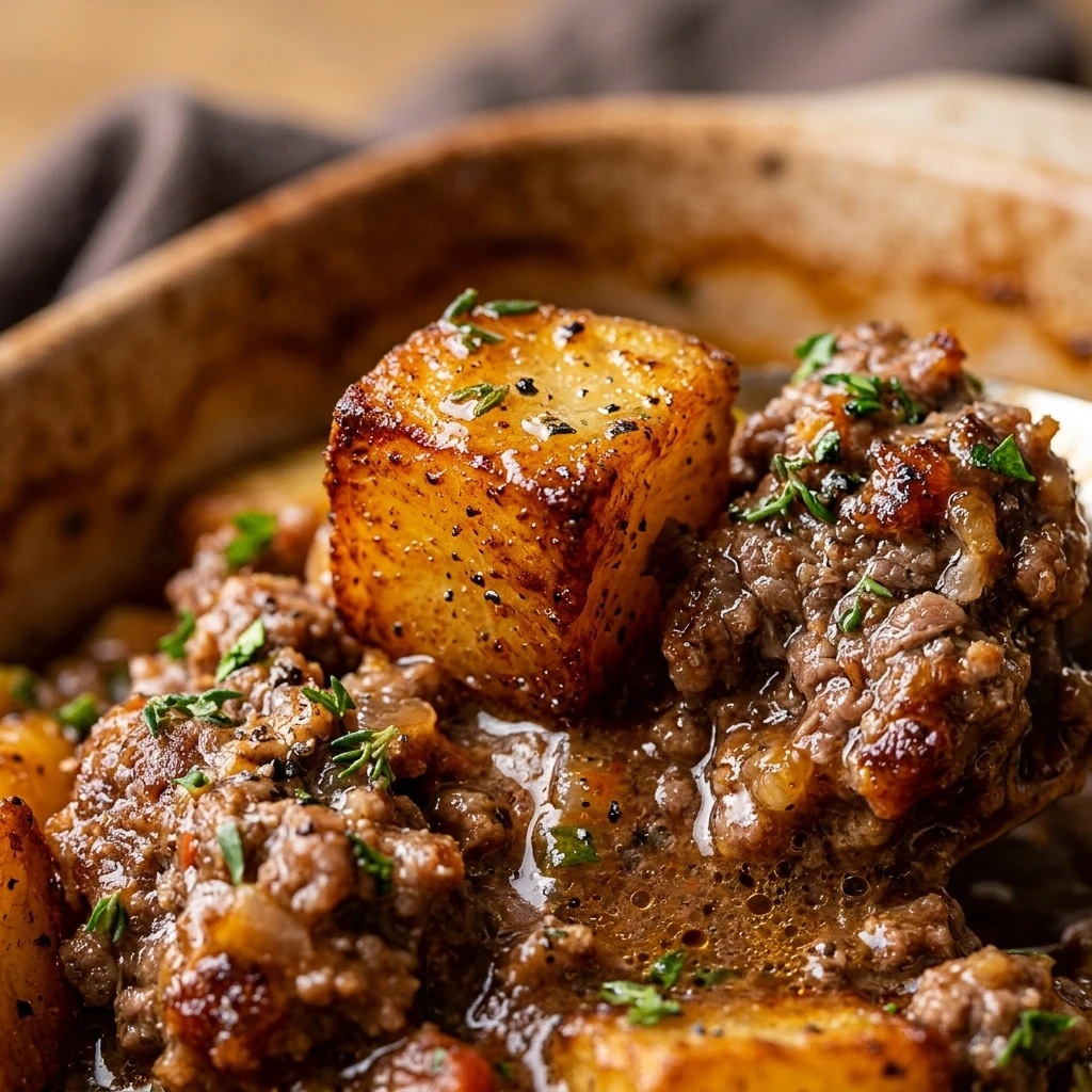 Healthy Beef and Potato Bake