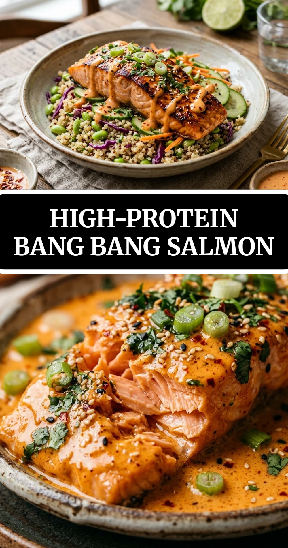 High-Protein Bang Bang Salmon