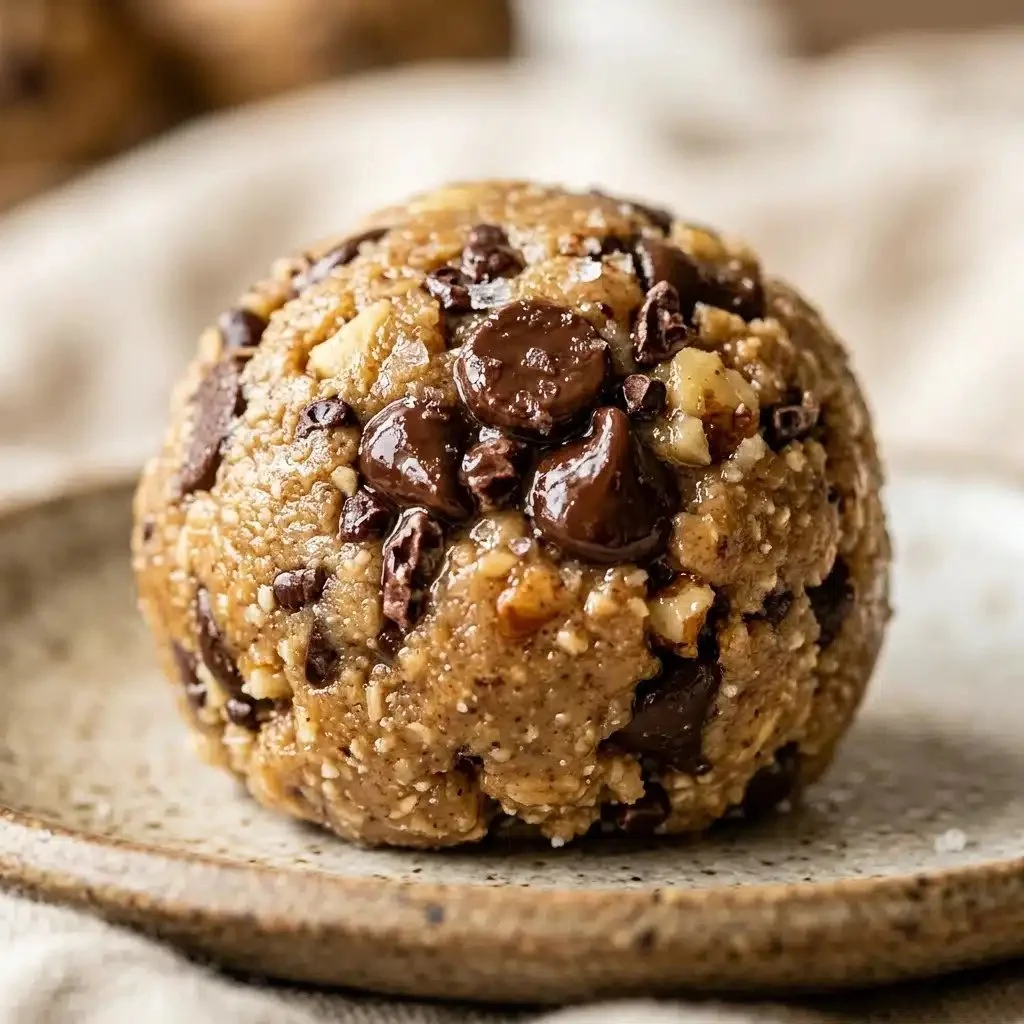 High protein cookie dough bites no bake snack recipe