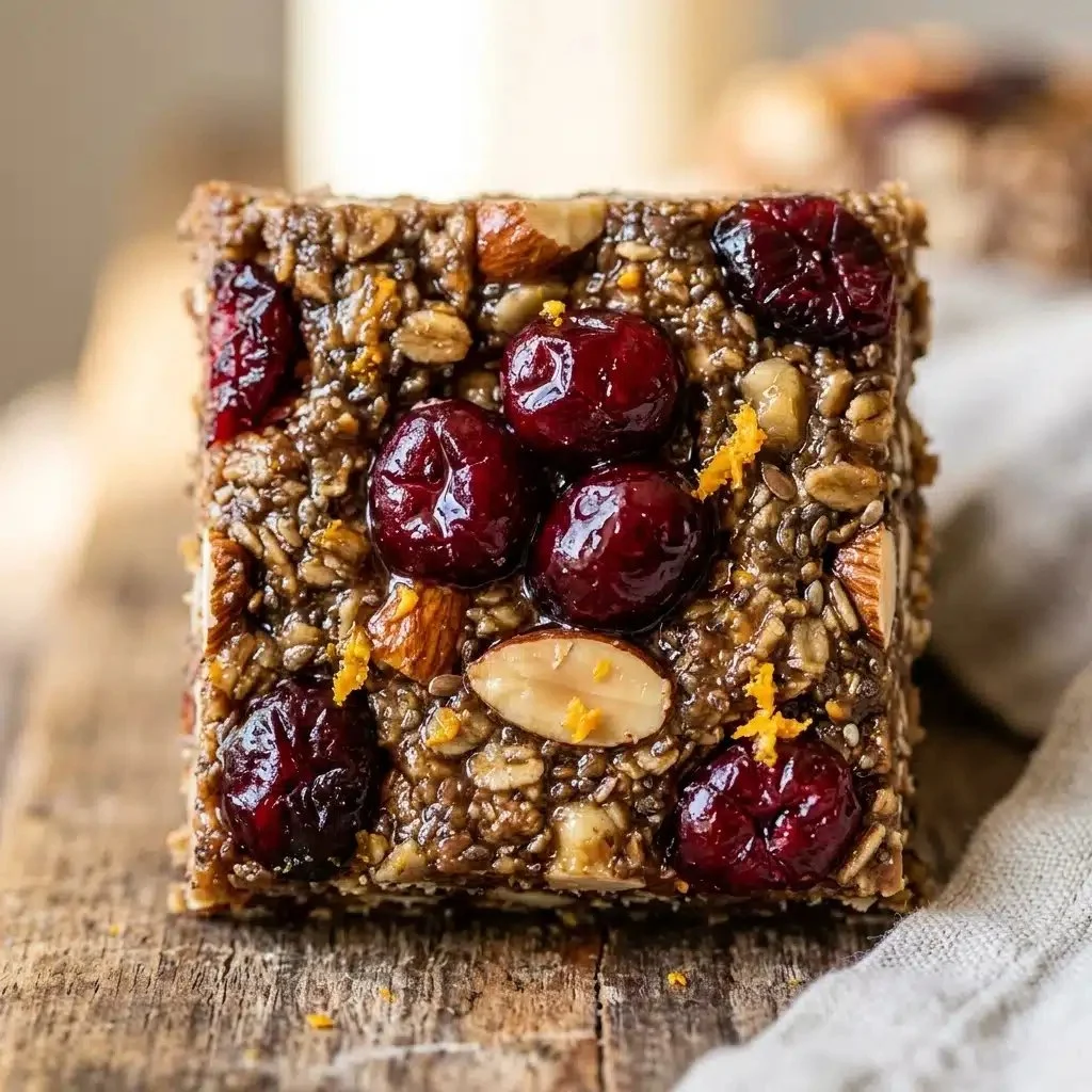 High Protein Cranberry Orange Protein Bars for a nutritious snack