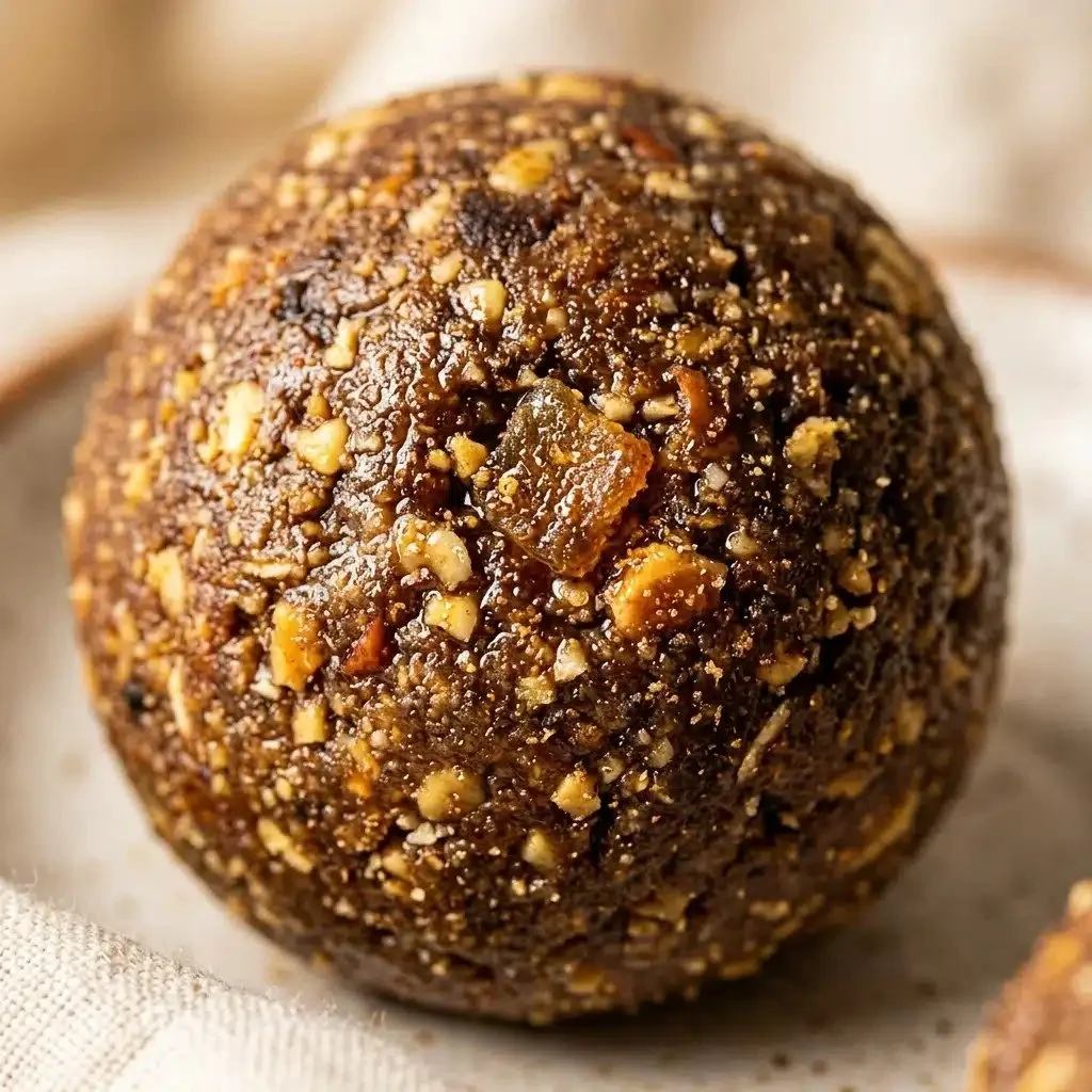 High protein gingerbread protein balls ready to enjoy as a healthy snack.