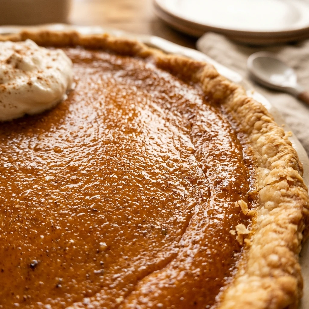 Homemade Pumpkin Pie With Condensed Milk