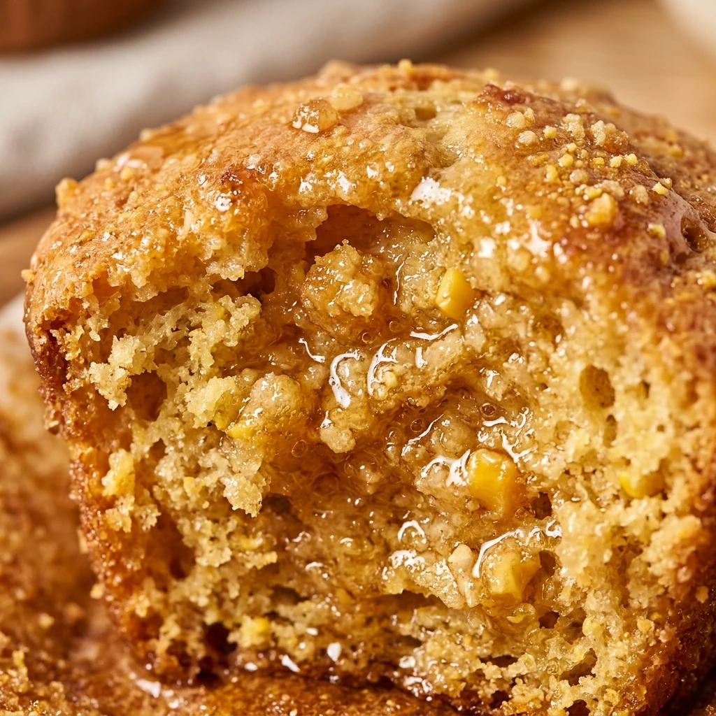 honey butter cornbread muffins