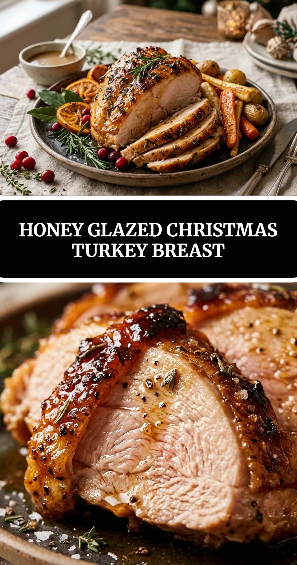 Honey Glazed Christmas Turkey Breast