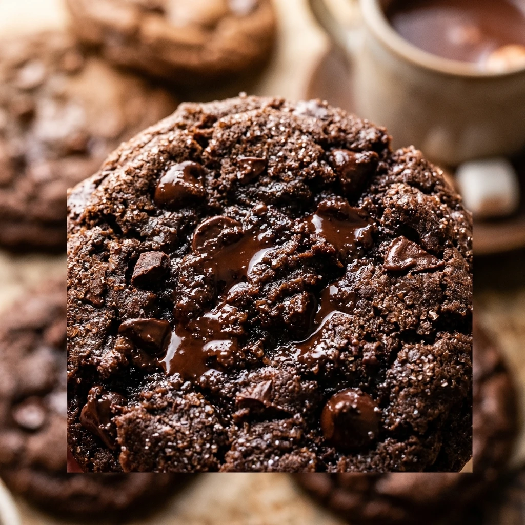 hot chocolate cookies