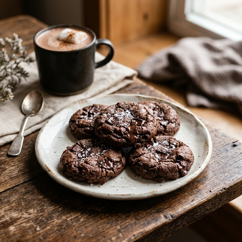 hot chocolate cookies