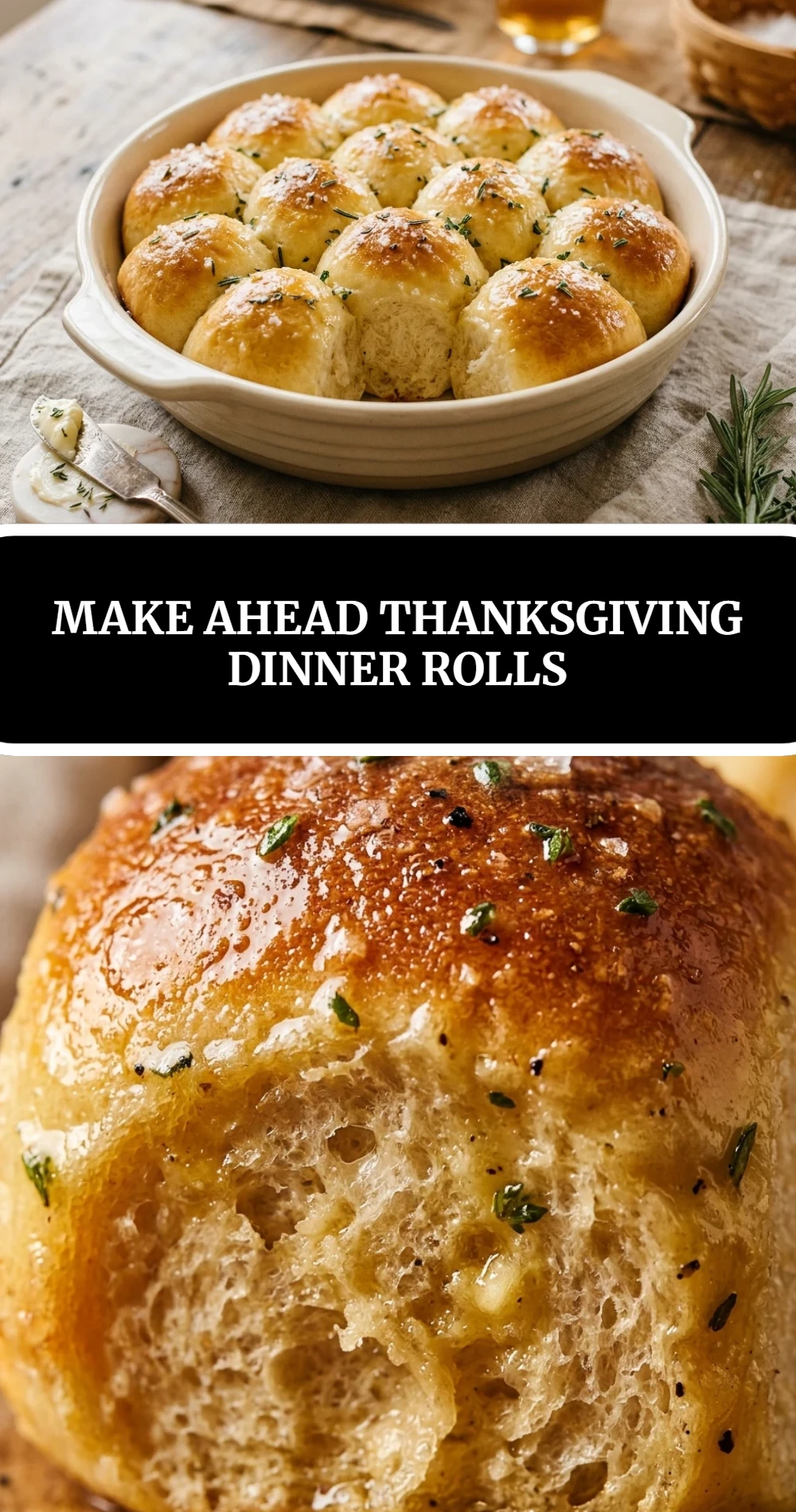Make Ahead Thanksgiving Dinner Rolls