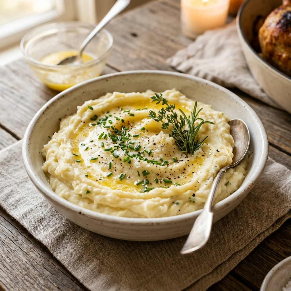 Make Ahead Thanksgiving Mashed Potatoes