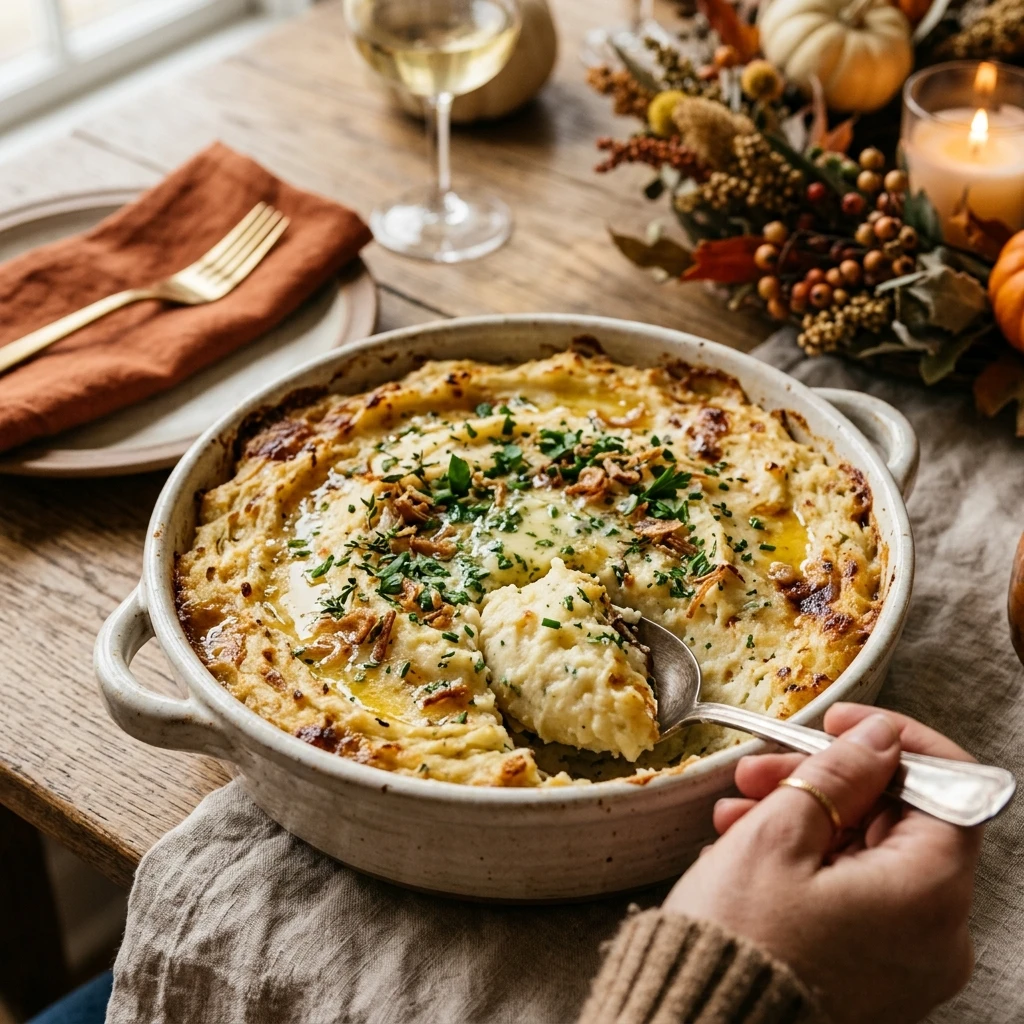 Make Ahead Thanksgiving Mashed Potatoes