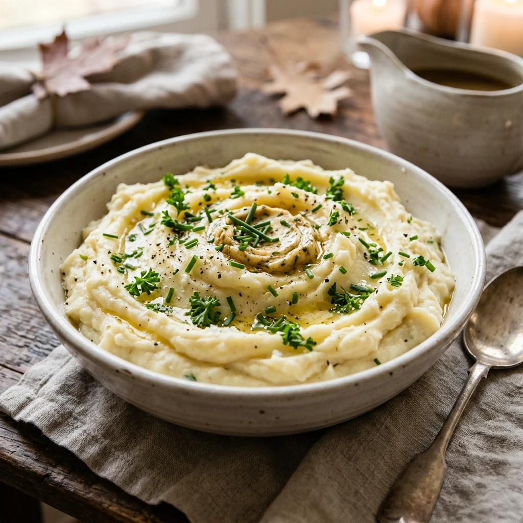 Make Ahead Thanksgiving Mashed Potatoes