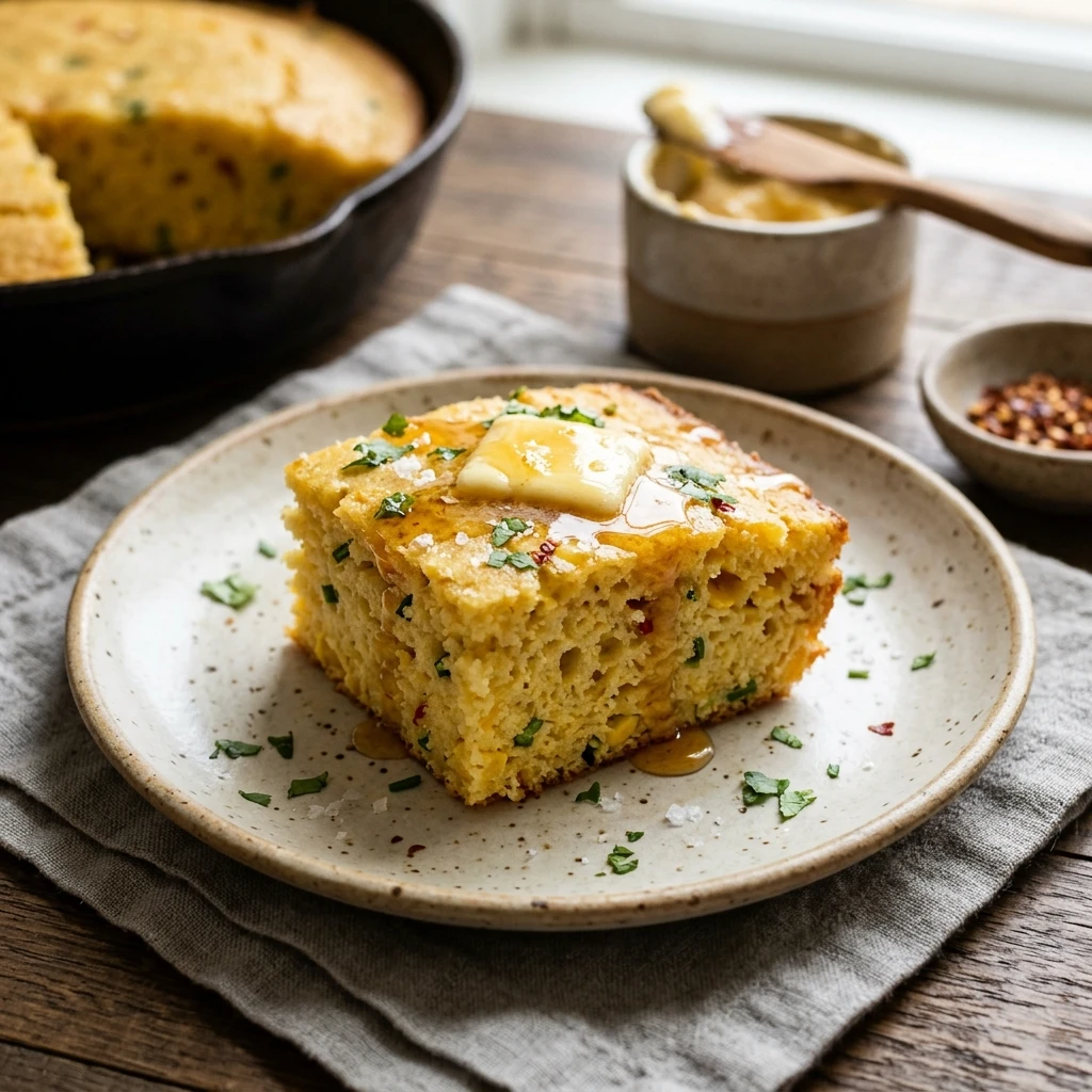 Make Jiffy Vegetarian Cornbread Moist