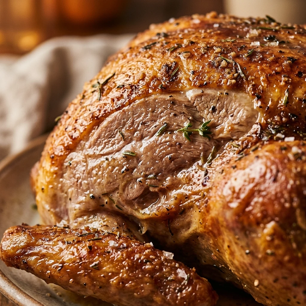 Moist Dry Brined Thanksgiving Turkey