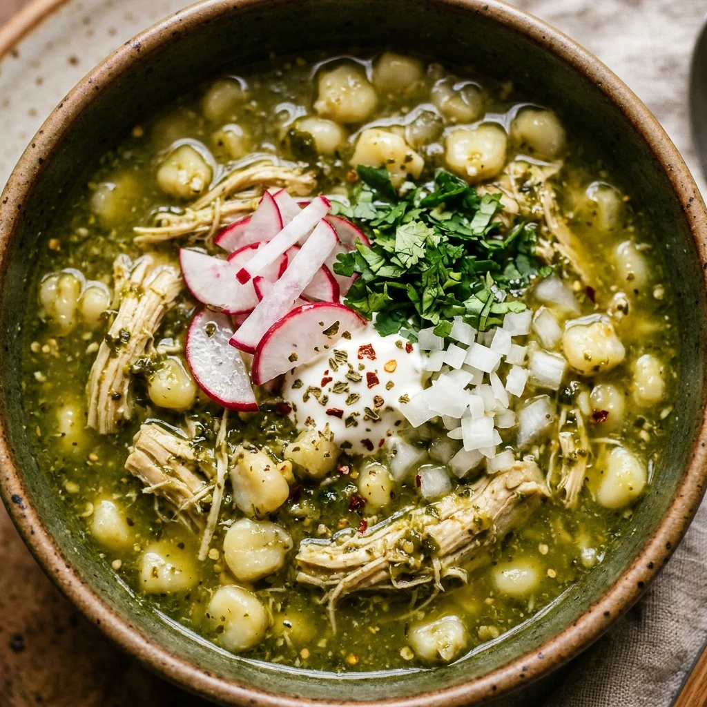 Pozole Verde de Pollo