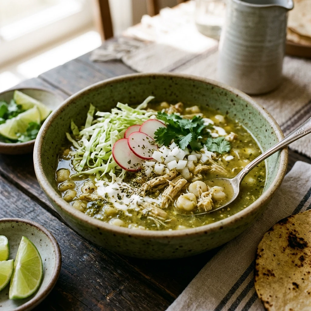 Pozole Verde de Pollo