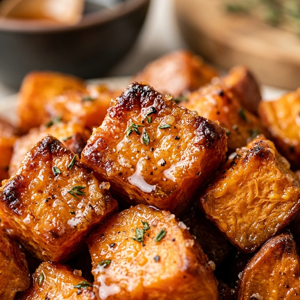Roasted Maple Sweet Potatoes
