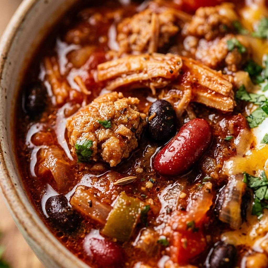 Slow Cooker Turkey Chili
