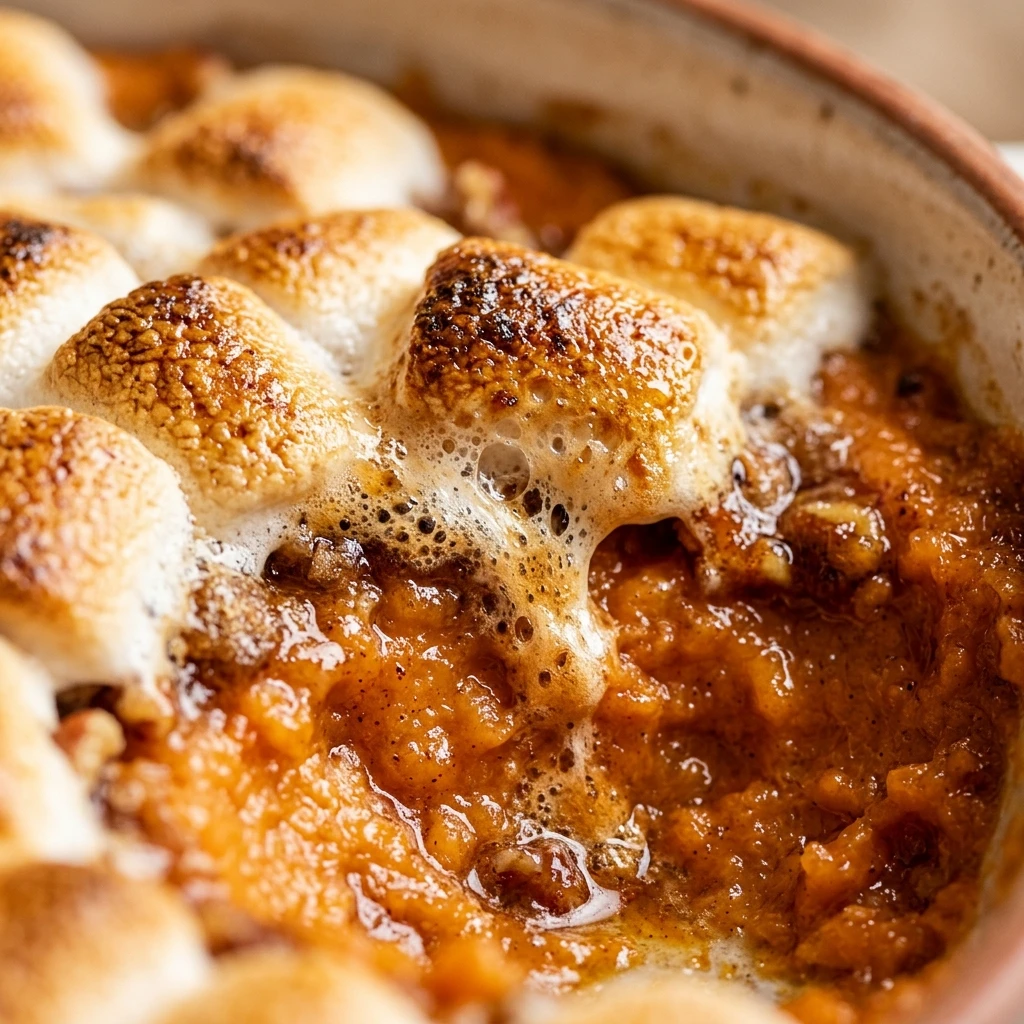 Sweet Potato Casserole with Marshmallows