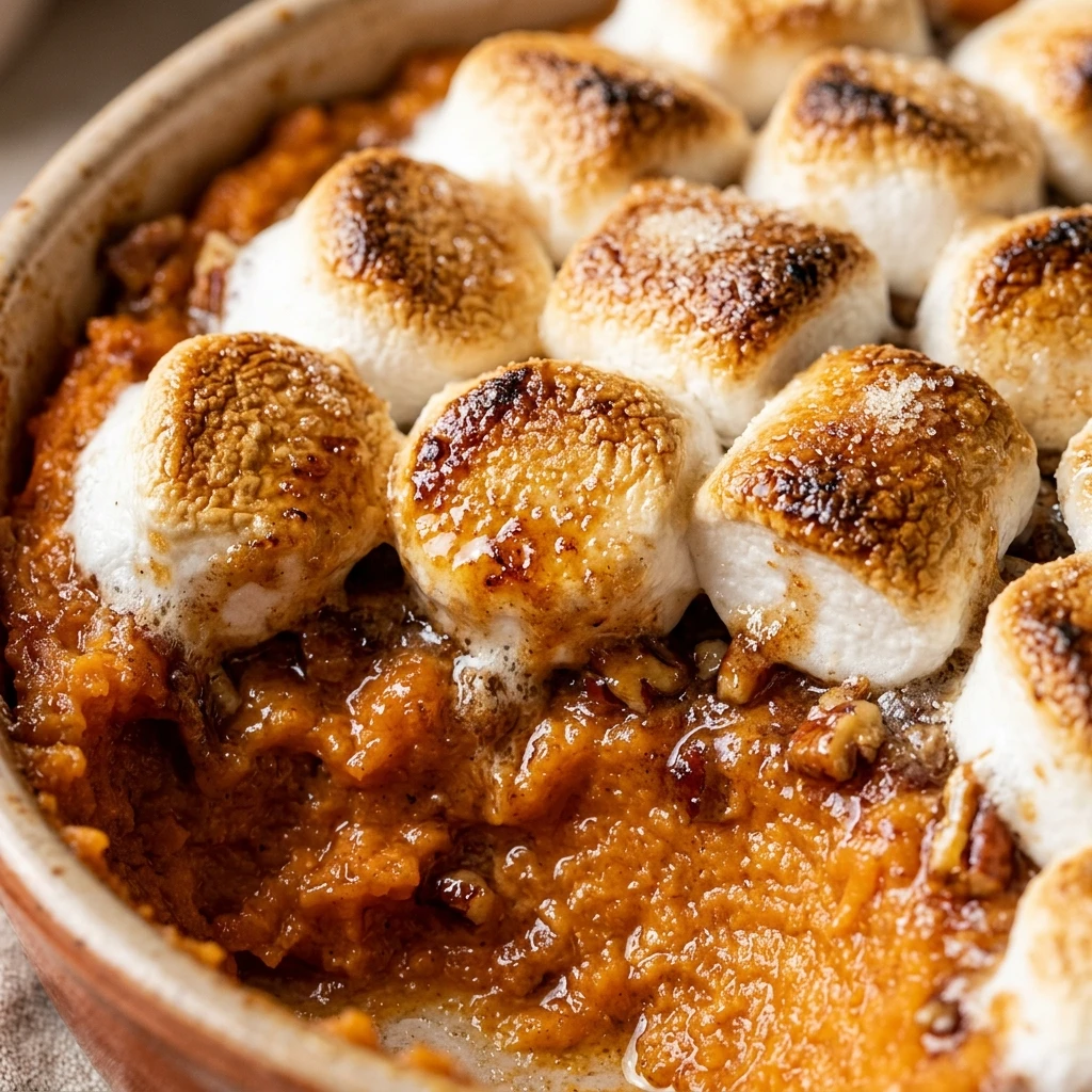 Sweet Potato Casserole with Marshmallows