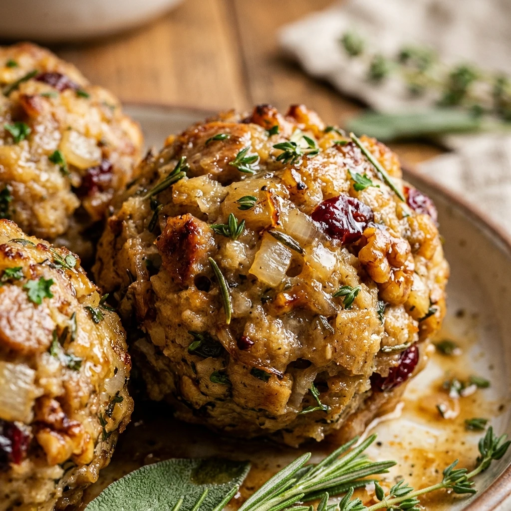 turkey stuffing balls