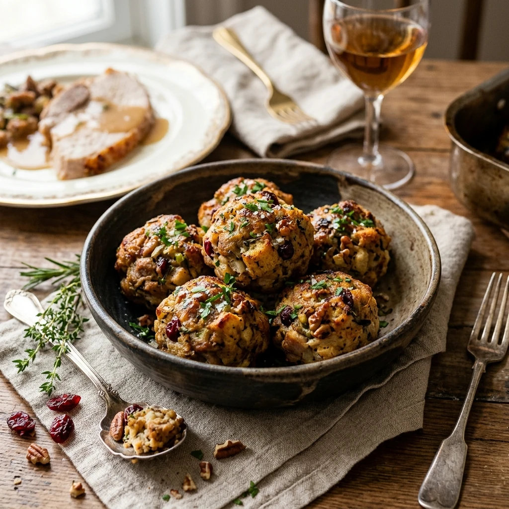 turkey stuffing balls