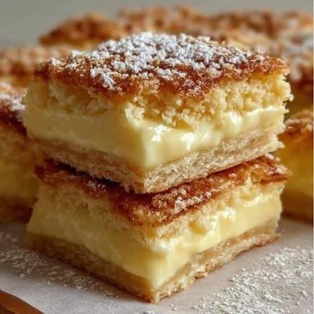 Vanilla Custard Cream Squares