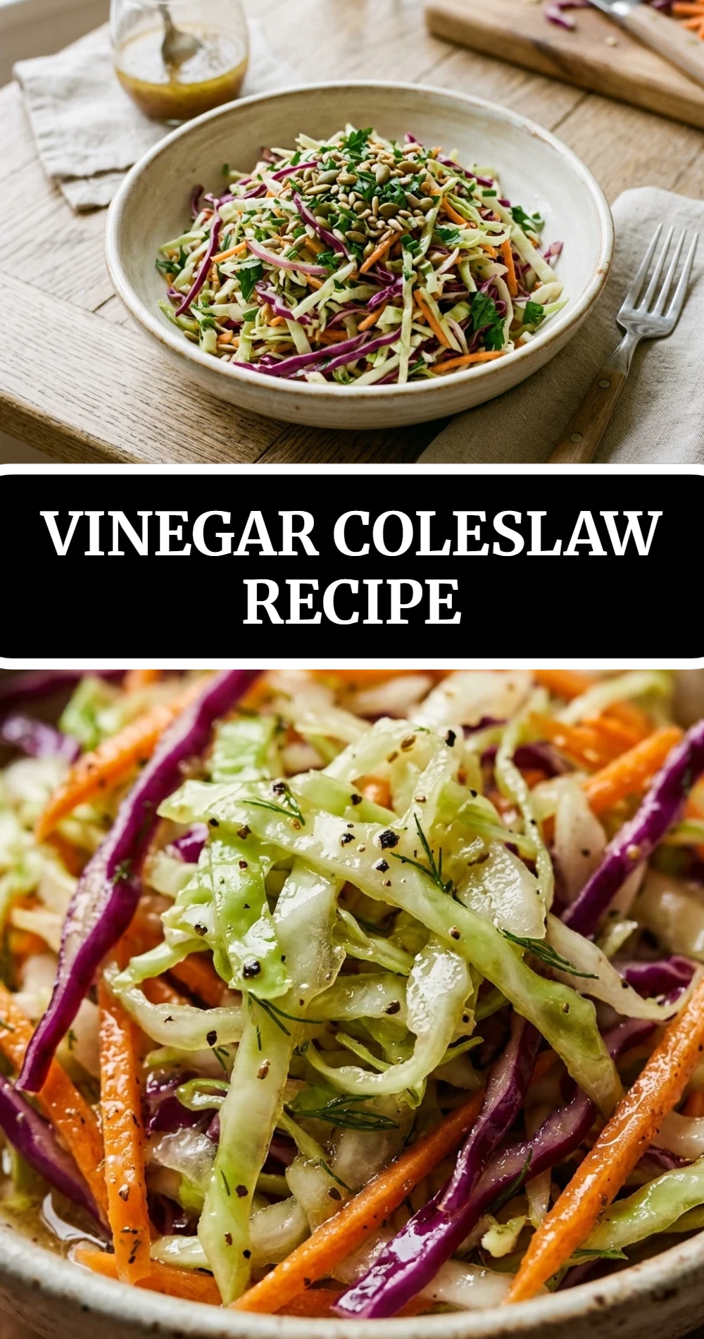 Vinegar Coleslaw Recipe